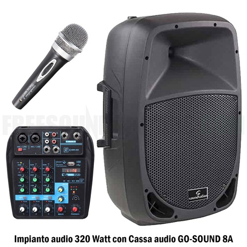 Impianto audio 320 cassa - 320, w
