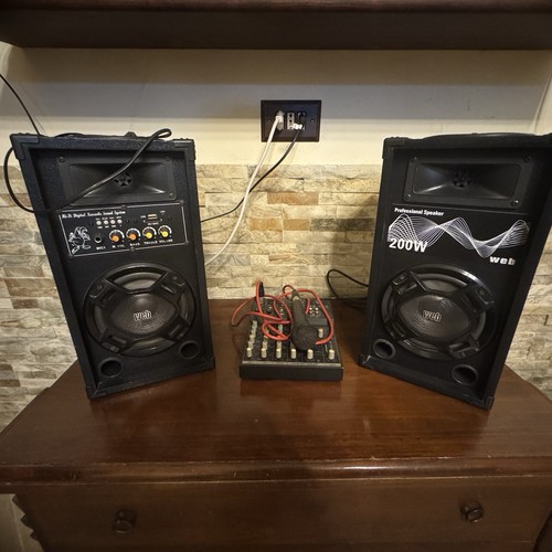 Impianto karaoke casse - , mixer