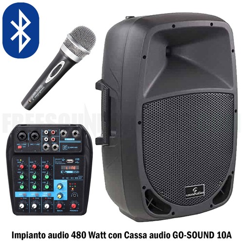 Impianto audio 480w cassa - audio,
